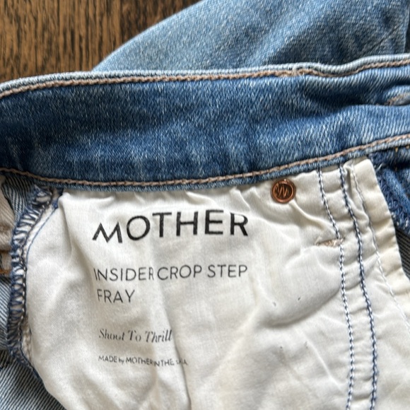 Mother jeans size 24 inside crop step fray - Picture 5 of 7